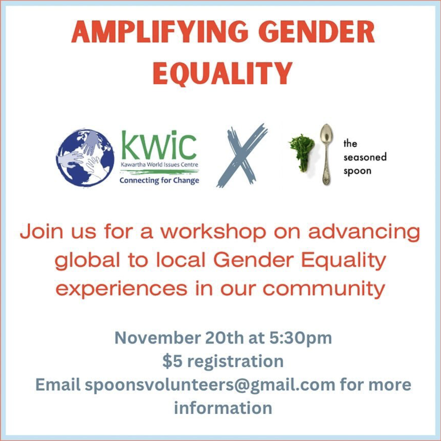 Amplifying Gender Equality