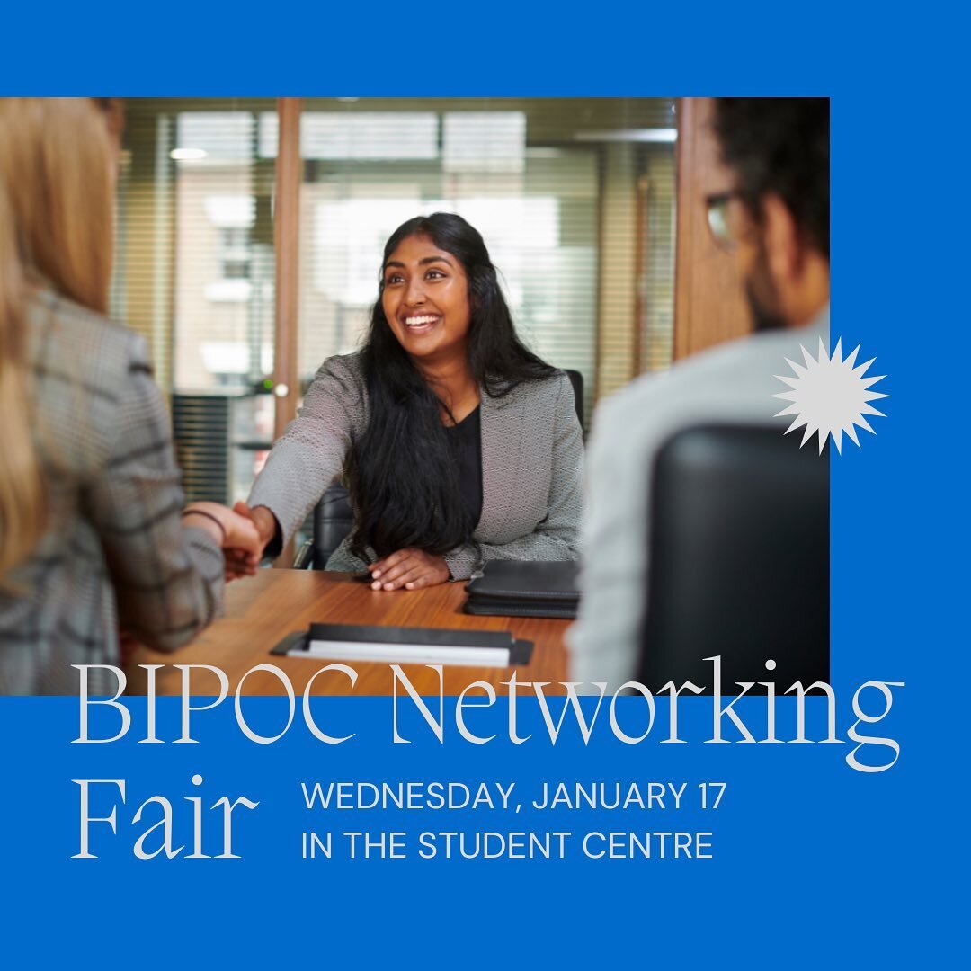 The TCSA and @trentucareerspace are hosting a BIPOC Networking Fair next week at the Student Centre!

We are excited to bring students opportunities to meet and network with employers, get help and tips with your resume and cover letter, hear from Tr