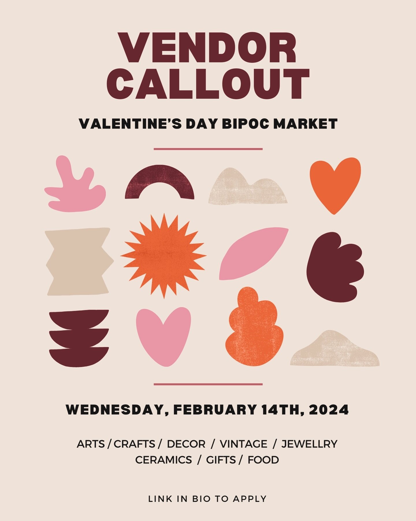 In collaboration with our BIPOC Student Organizer for Black History Month, we are holding a Valentine&rsquo;s Day market at the Student Centre and we are looking for BIPOC vendors and businesses to participate! 

Click the link in our bio to find out