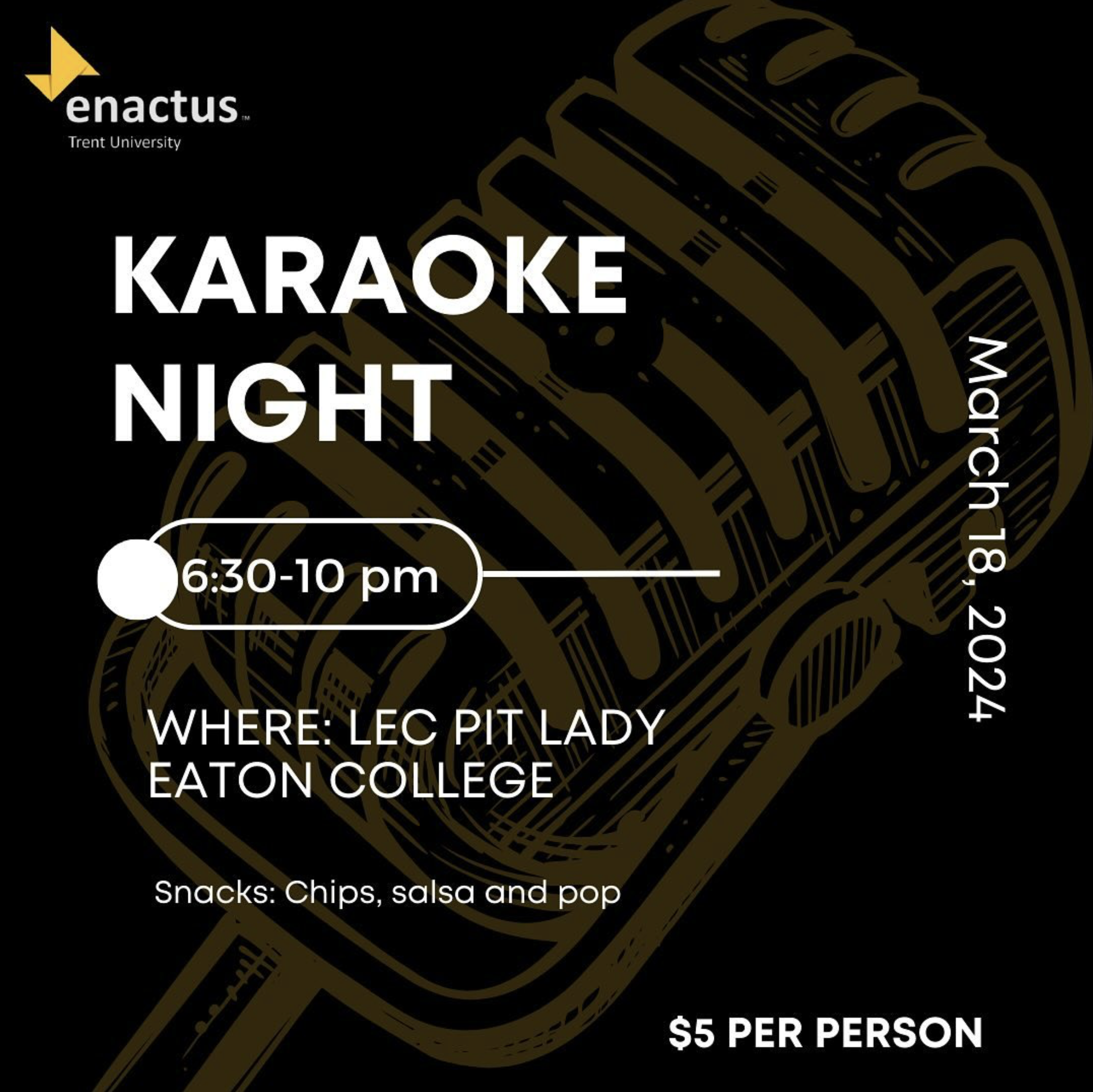 Karaoke Night with Enactus Trent