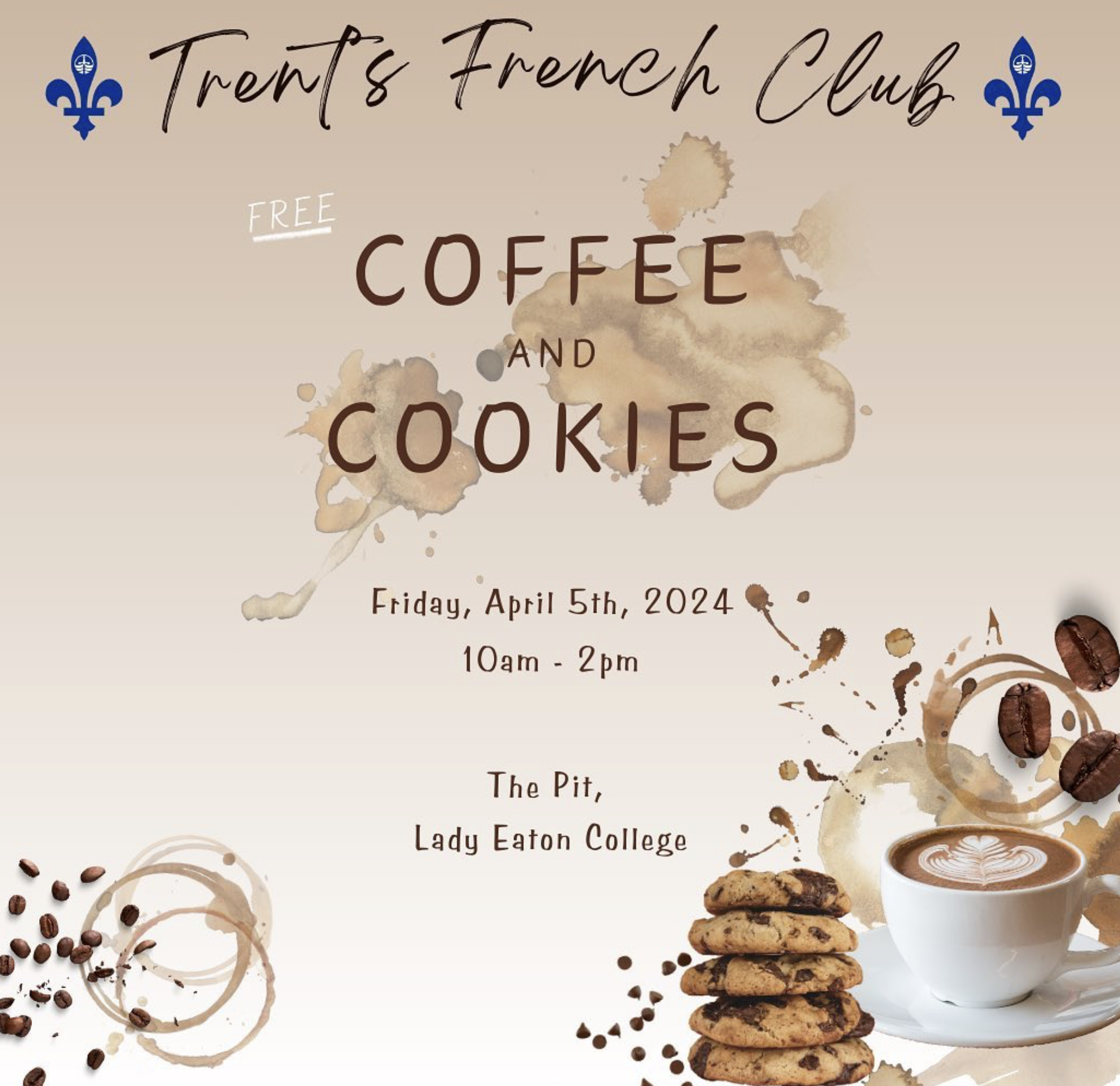 Coffee and Cookies with Trent French Club