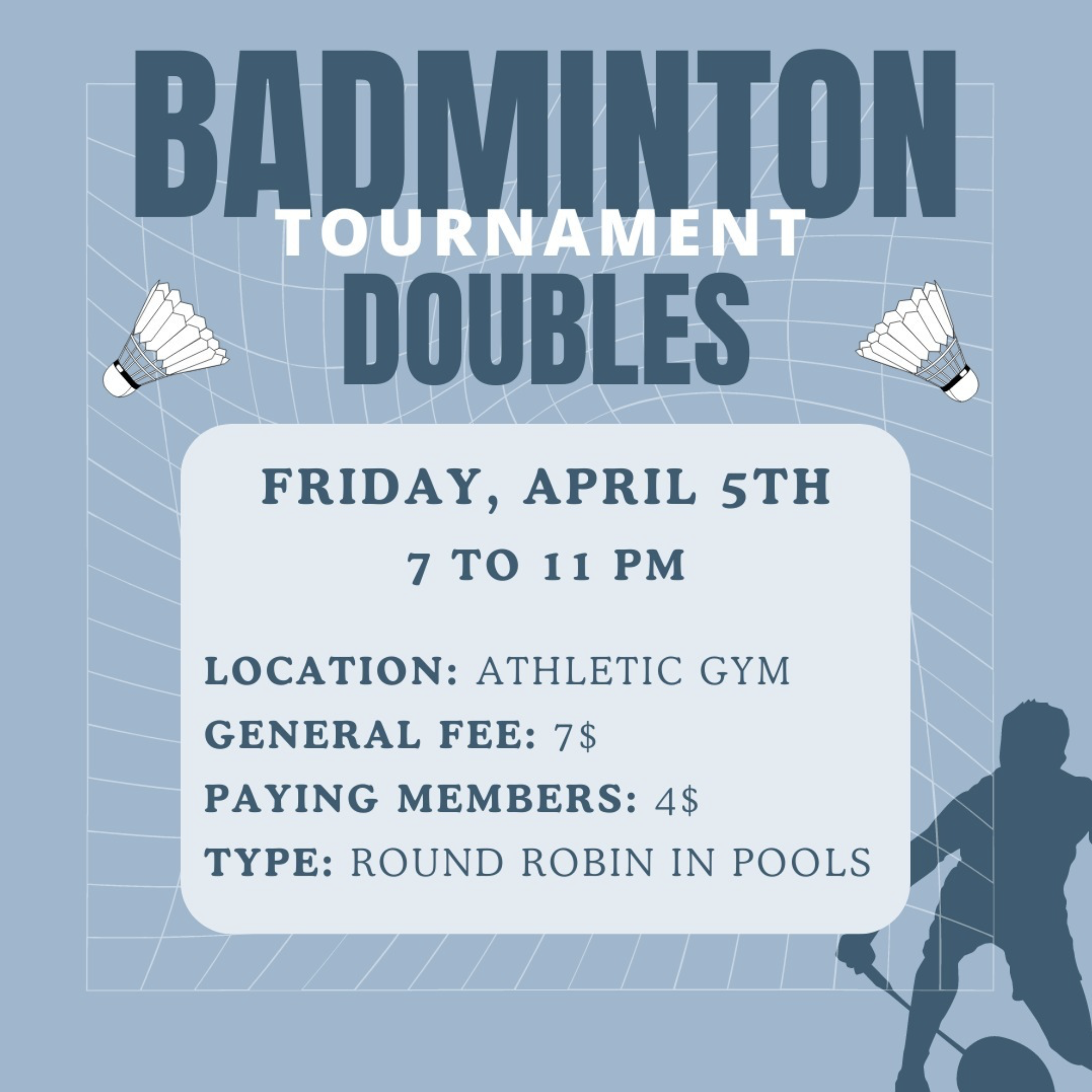 Badminton Doubles Tournament