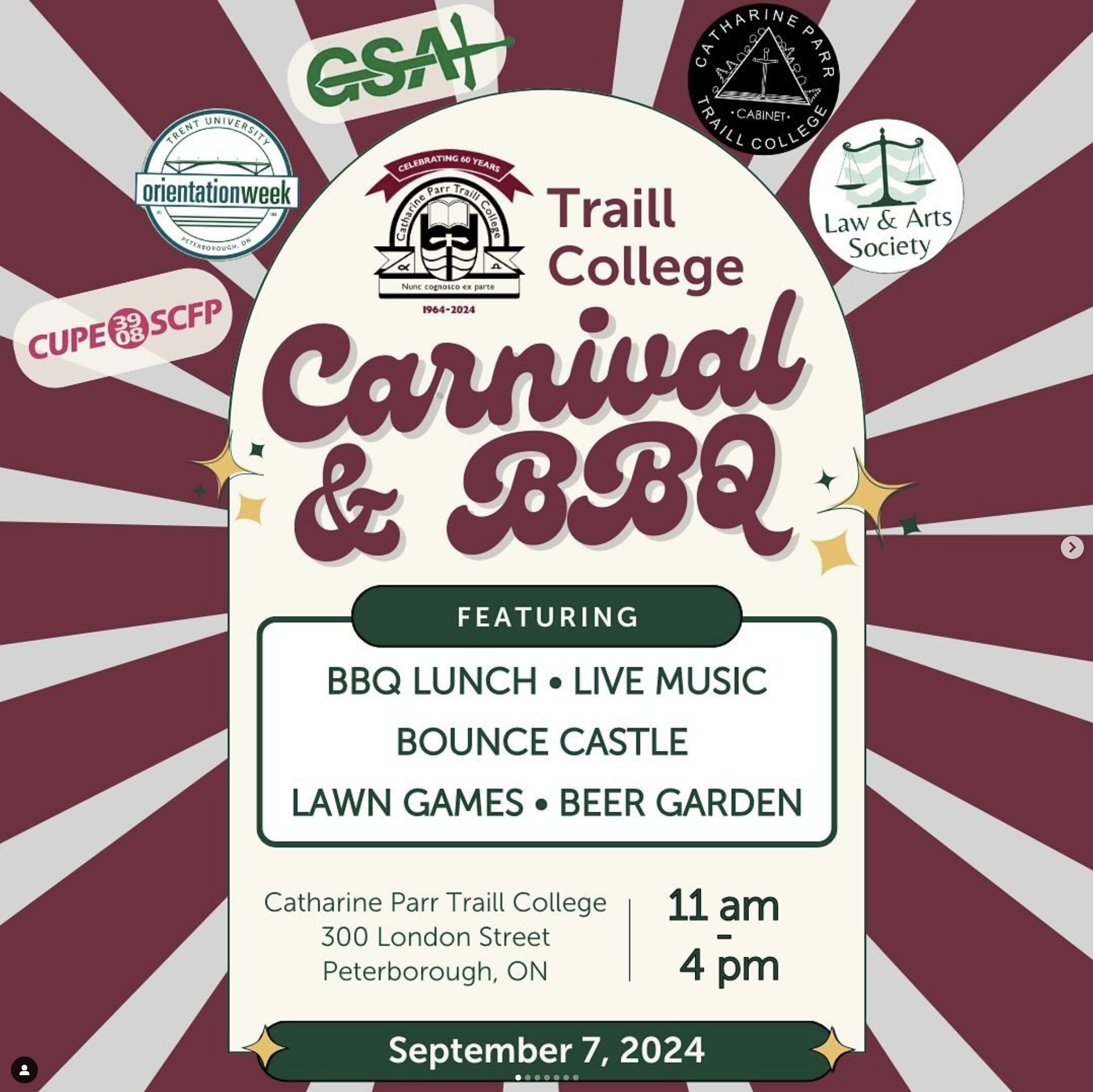 Traill College Carnival &amp; BBQ