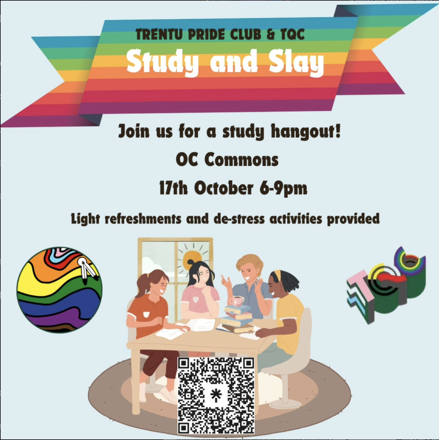 TrentU Pride Club &amp; Trent Queer Collective - Study and Slay
