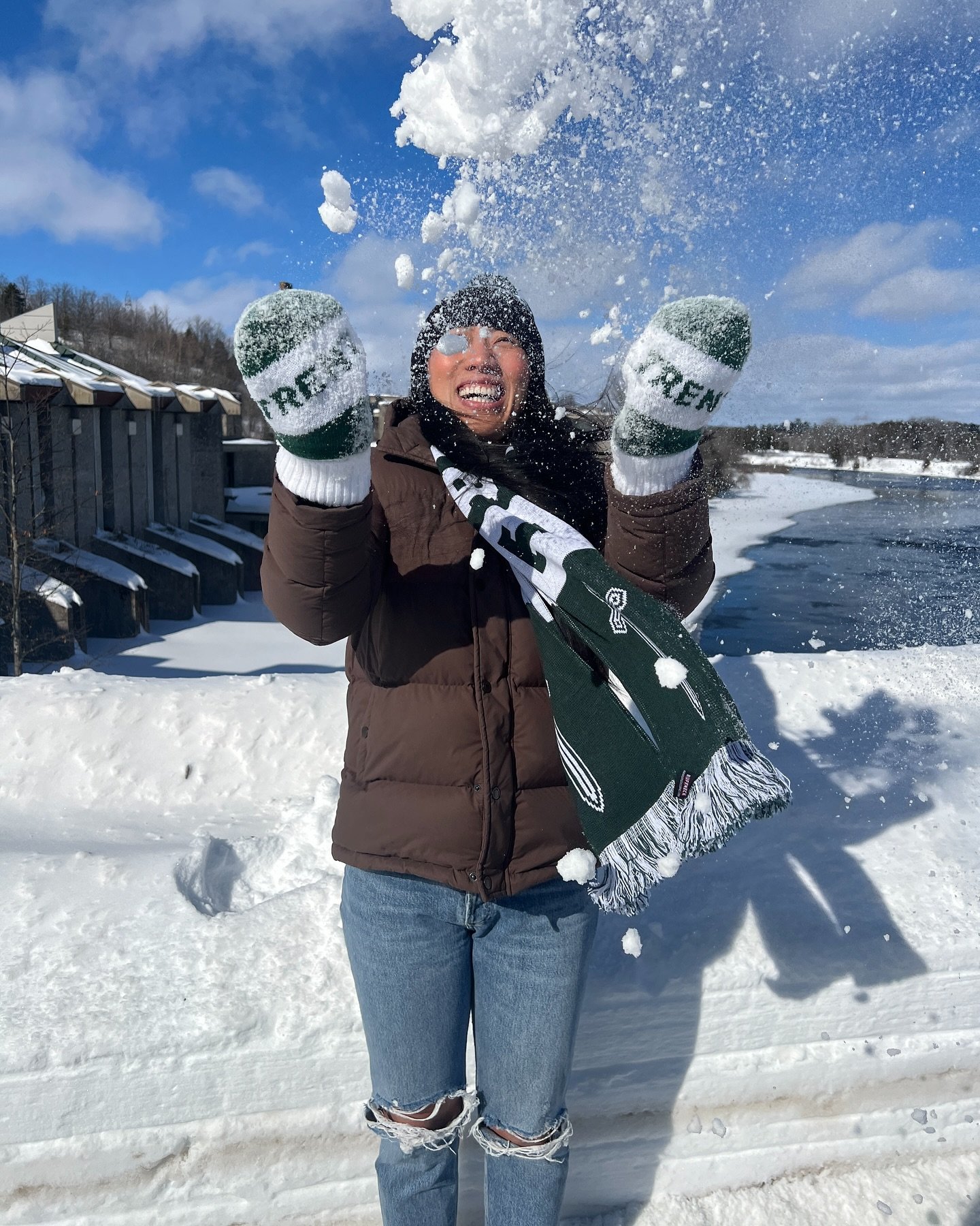 Stay warm this snowy reading week with some Trent winter accessories, sold exclusively at the TCSA. Visit our office this week from 10am - 4pm, or order online at trentcentral.ca/shop