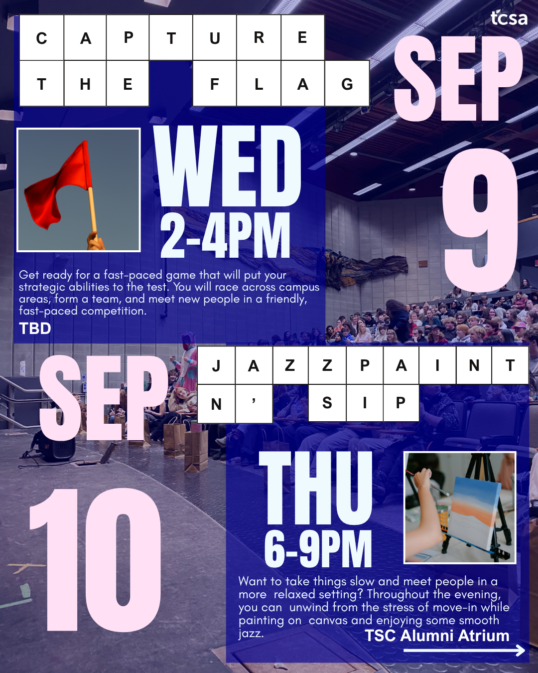 O-Week Day 3: Jazz Paint N' Sip