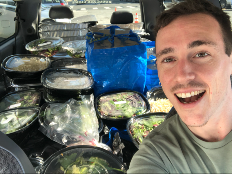 Justin, one of Replate’s Bay Area Food Rescuers.