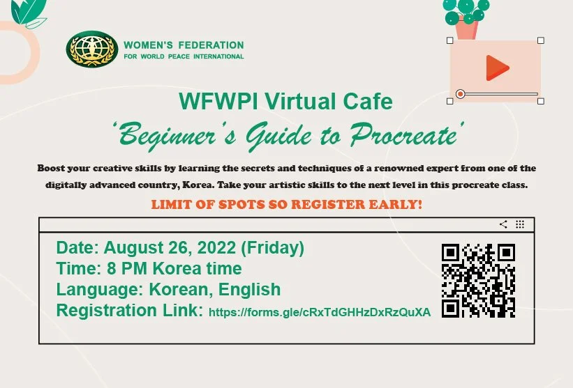 WFWPI Virtual Cafe "Beginner’s Guide to Procreate"