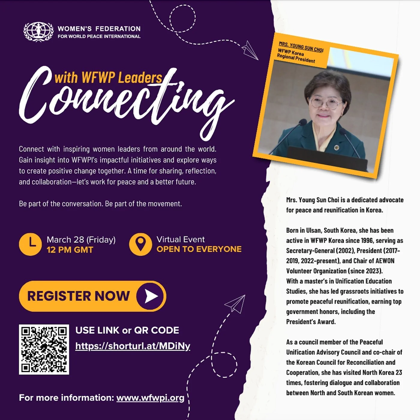 Connecting with WFWP Leaders Around the World - WFWP Korea