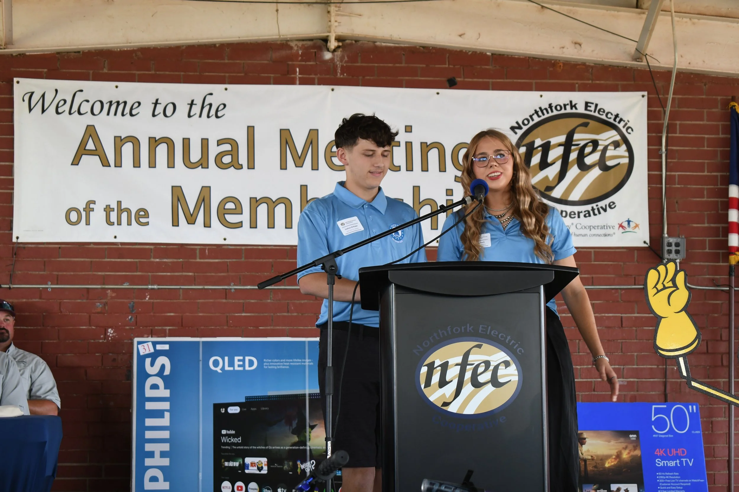 Connie-Youth Tour kids at podium.jpg