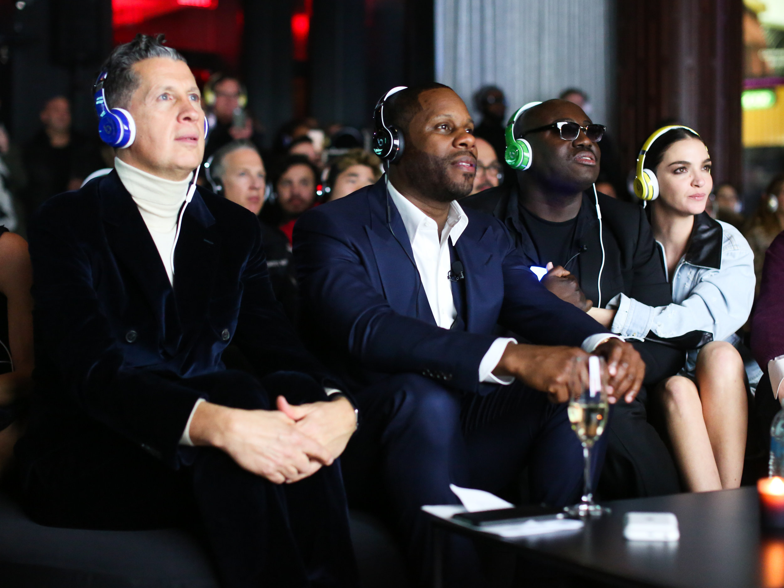  Stefano Tonchi, Omar Johnson, Edward Enninful, Mariacarla Boscono 