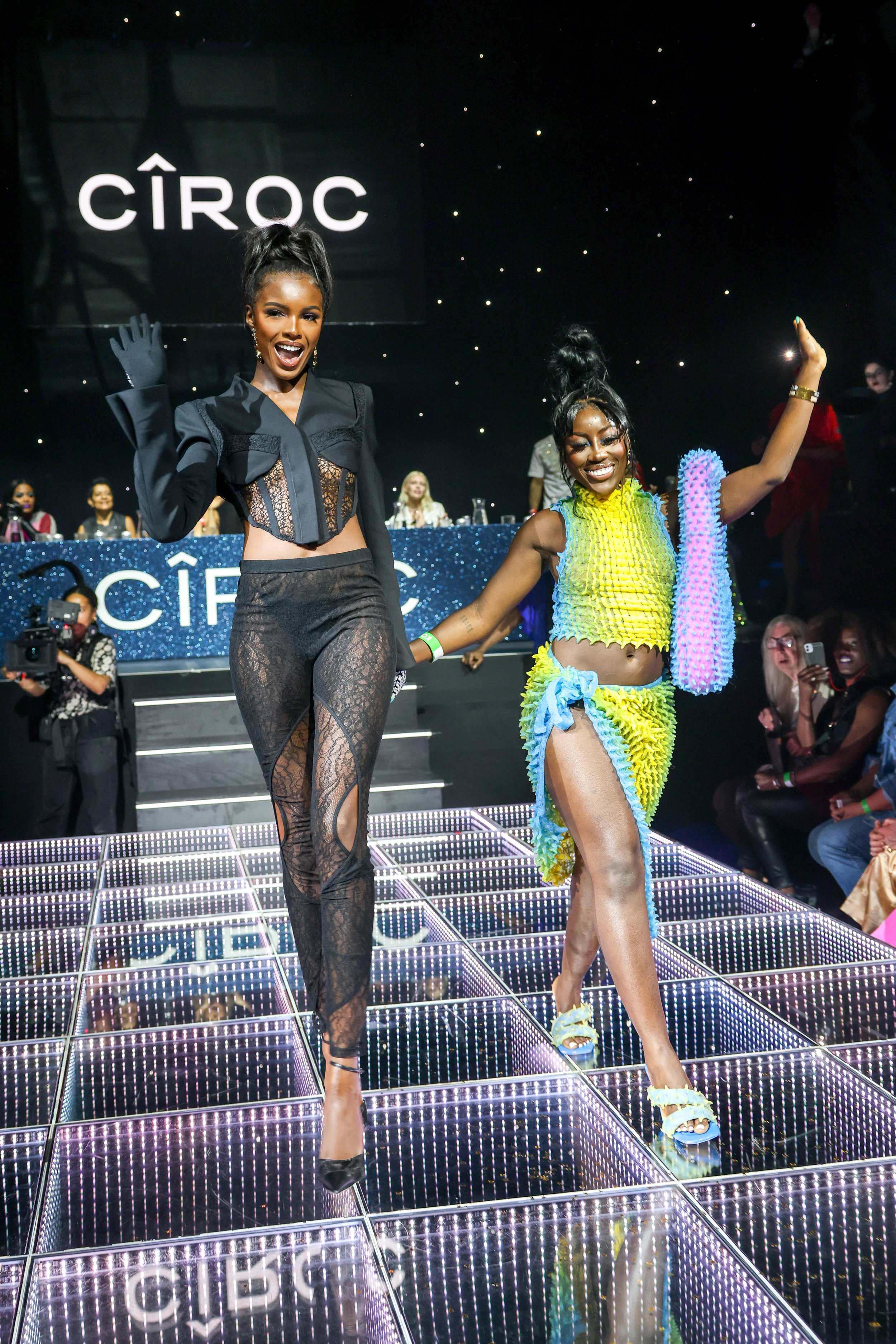  LONDON, ENGLAND - JUNE 30: Leomie Anderson and Bree Runway attend the CÎROC Iconic Ball in support of Not A Phase at KOKO on June 30, 2022 in London, England. Today, the first ever CÎROC Iconic Ball brought the house down at legendary KOKO Camden in