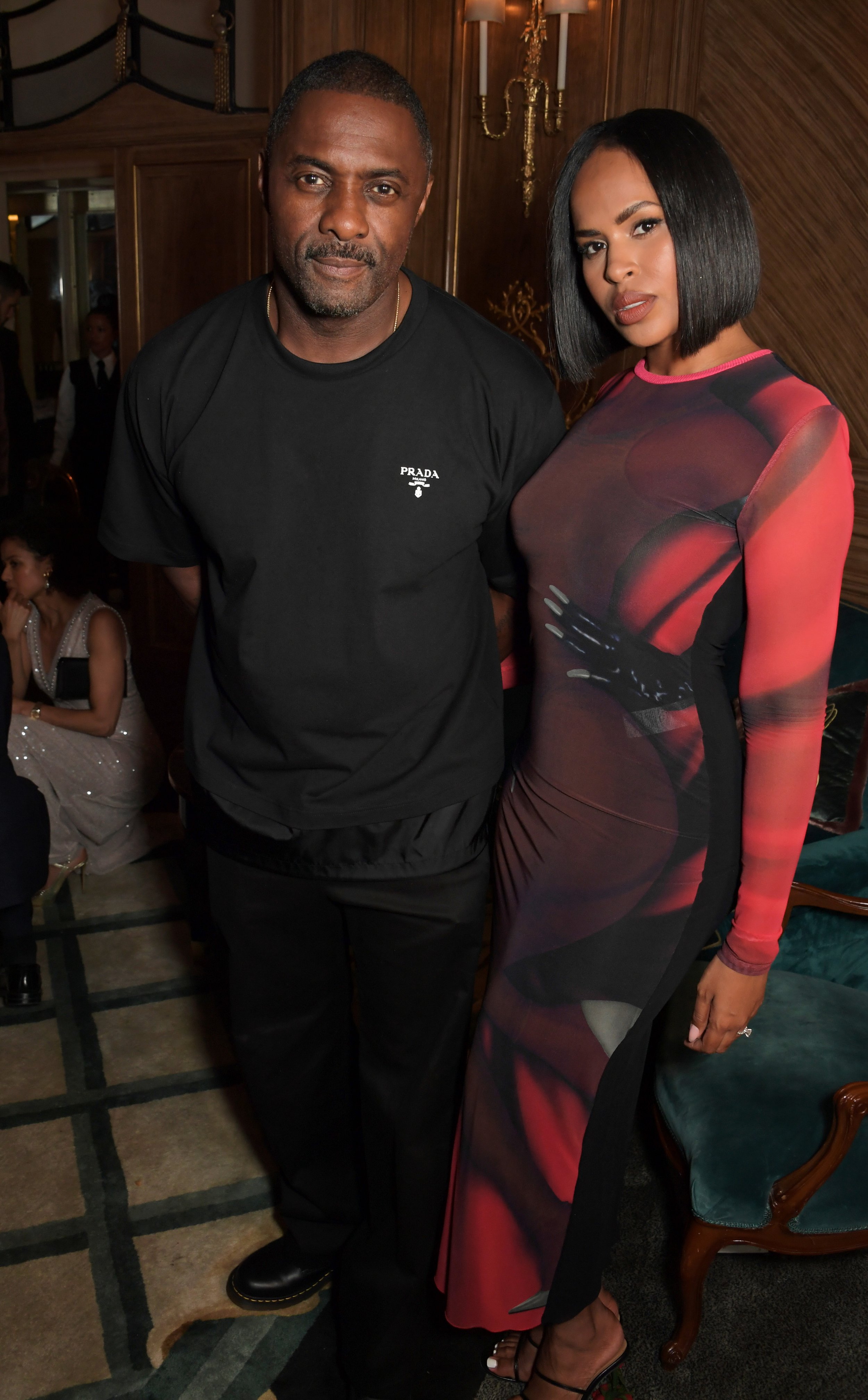  LONDON, ENGLAND - SEPTEMBER 04: Idris Elba and Sabrina Elba attend a celebration of Edward Enninful's new memoir "A Visible Man" at Claridge's Hotel on September 4, 2022 in London, England. (Photo by David M. Benett/Dave Benett/Getty Images) 