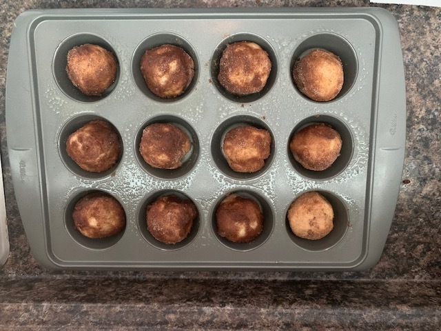 What the rolls look like before they’re baked. Do let them rest for 15 minutes. Don’t skip that step. It’s important.