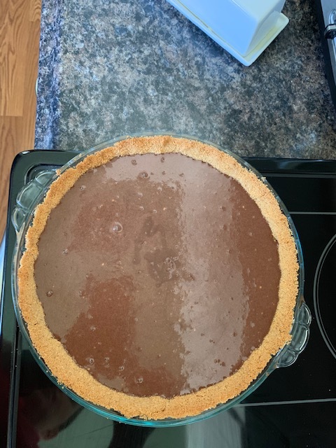Pour into your pie crust.