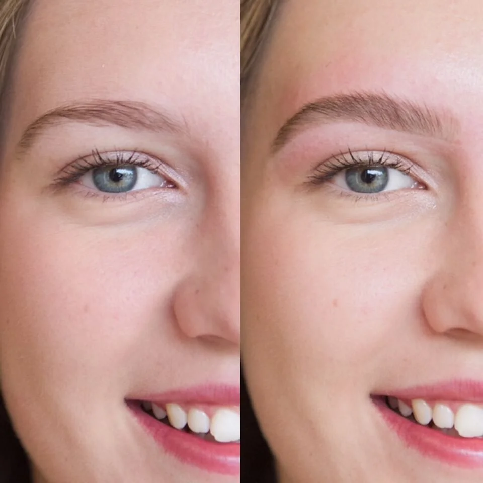 brow wax + tint