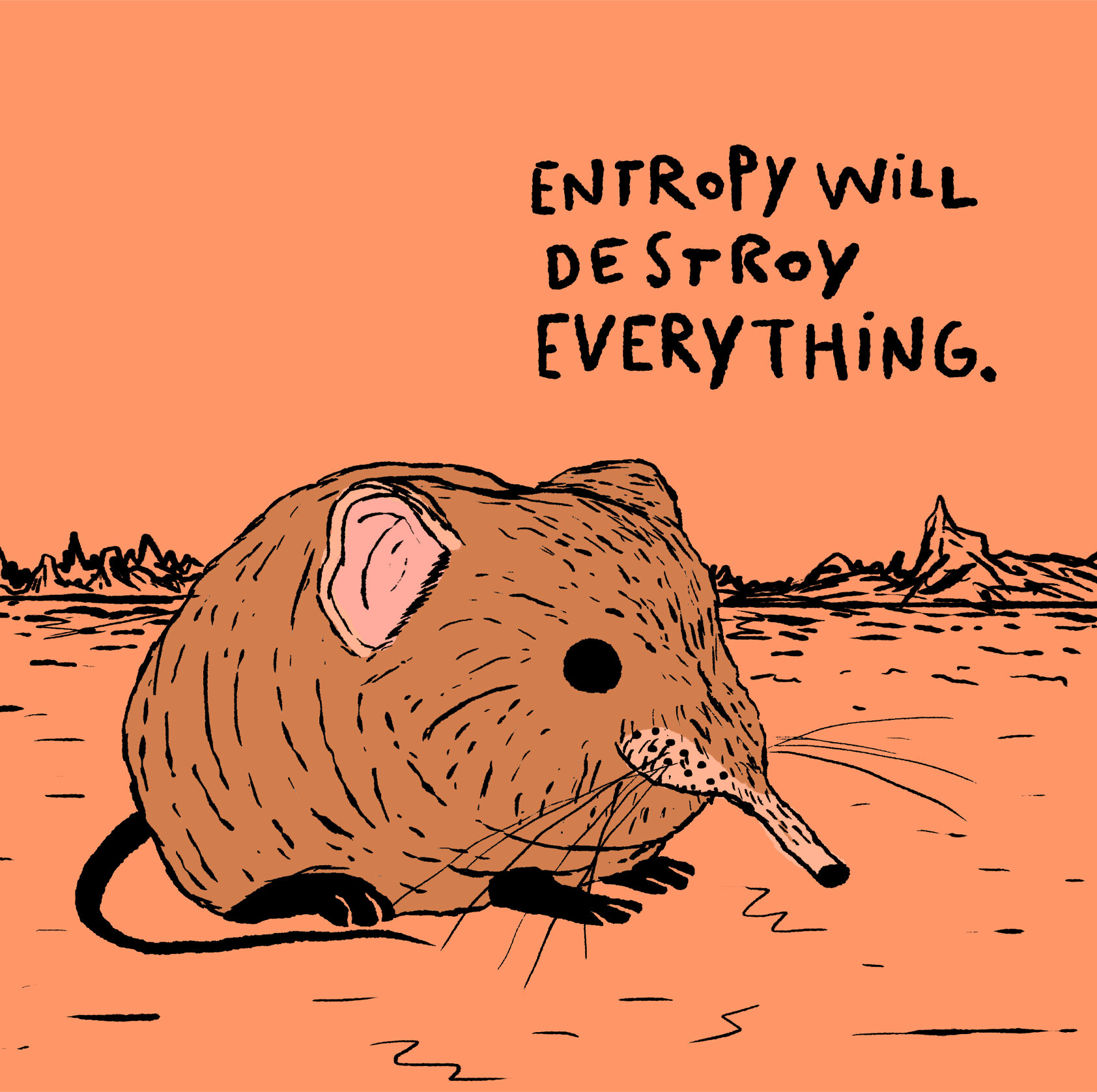 Hank, the nihilist elephant shrew