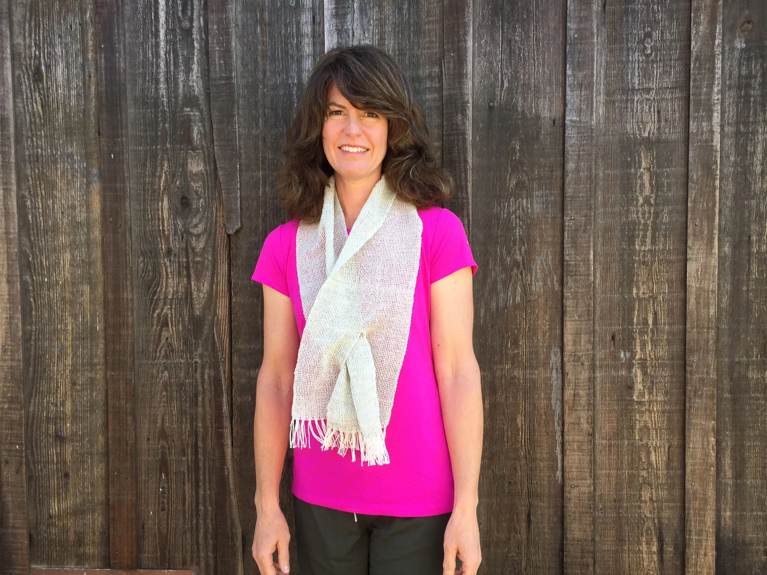Rigid heddle weaving class- new weaver