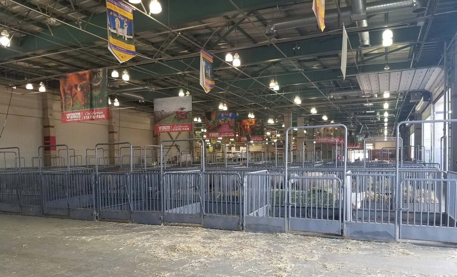 State Fair pens before set up
