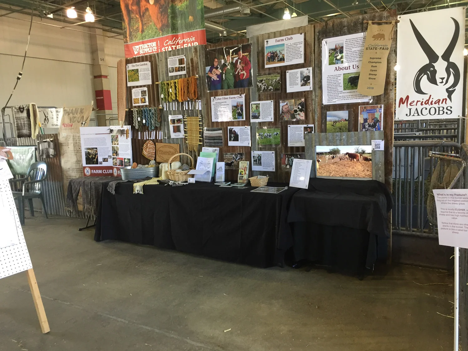 Educational display at California State Fair.