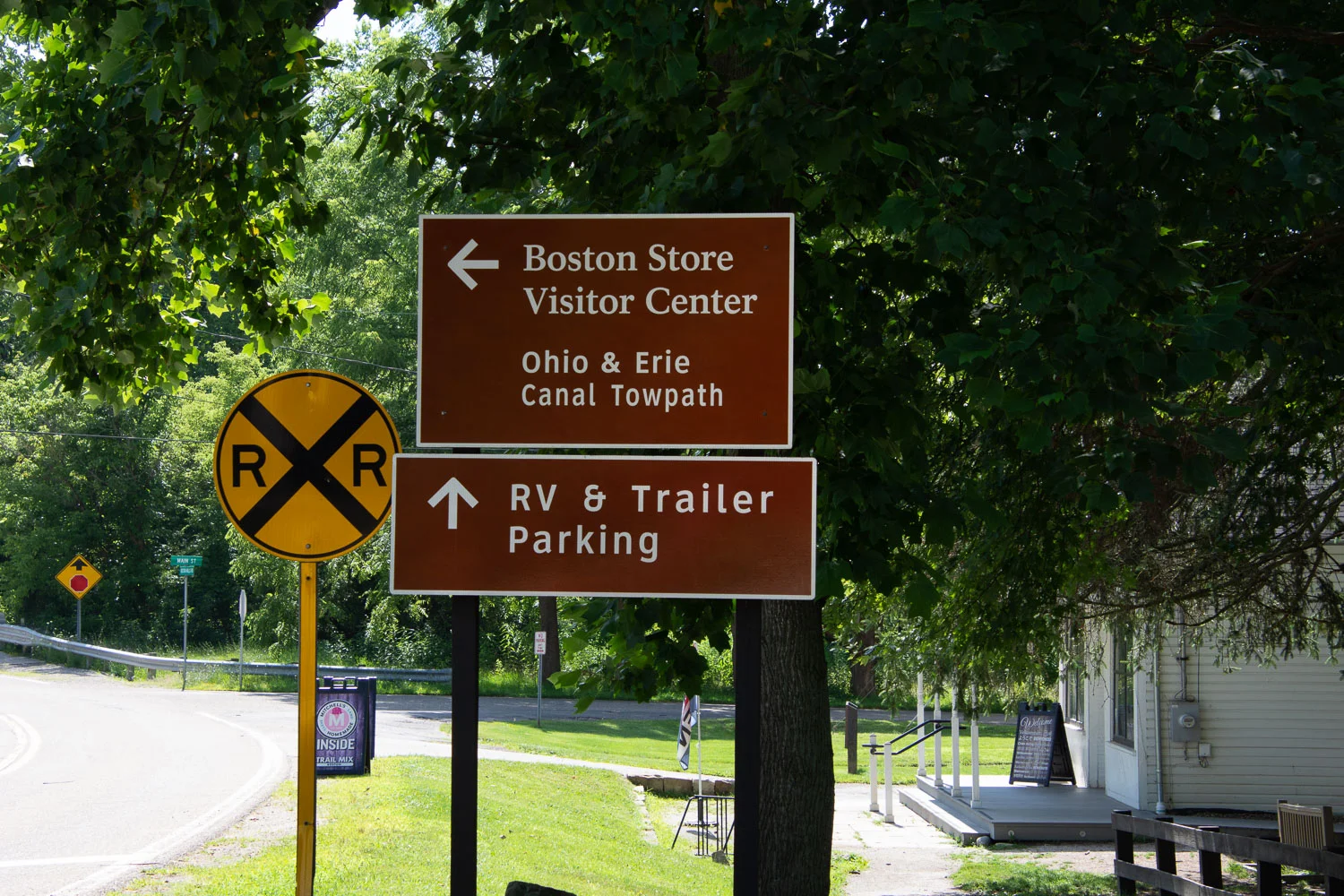 Boston store along the Ohio and Erie Canal Towpath
