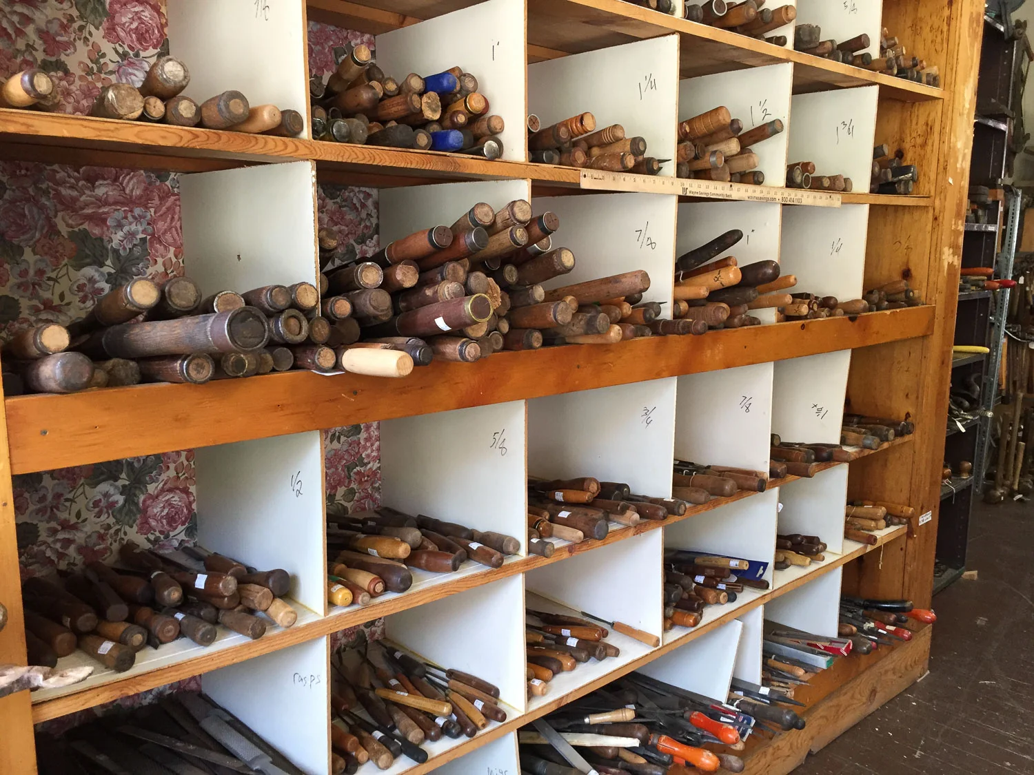 Tools in Colonial Homestead, Millersburg, Ohio.