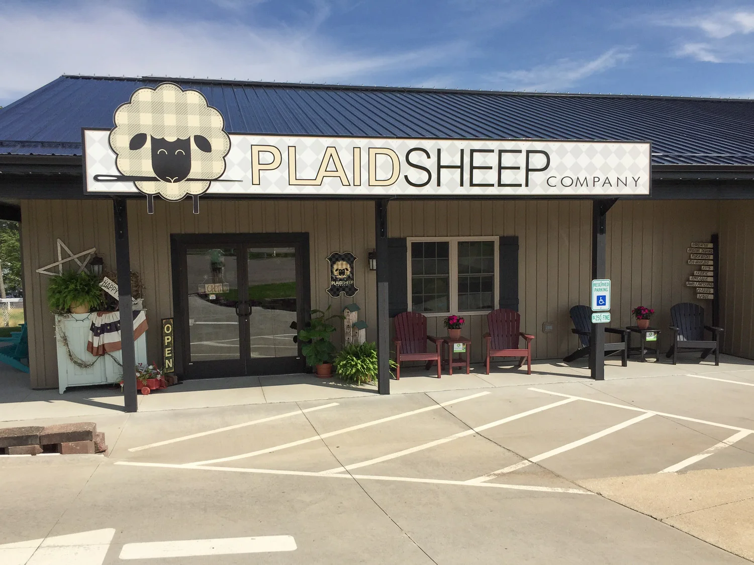 The Plaid Sheep in Berlin Ohio.