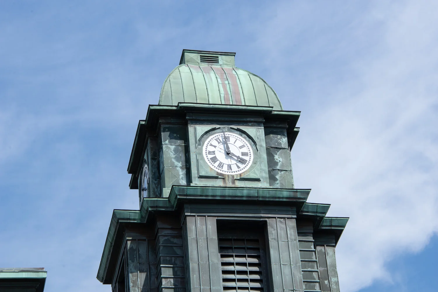 Clock tower in Millerburg Ohio.