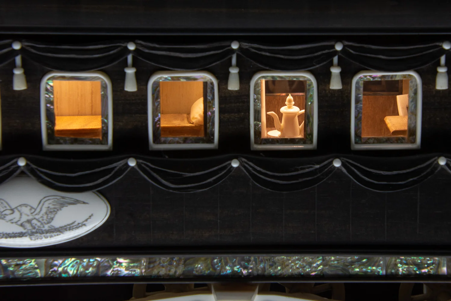 Lincoln Funeral Train carving