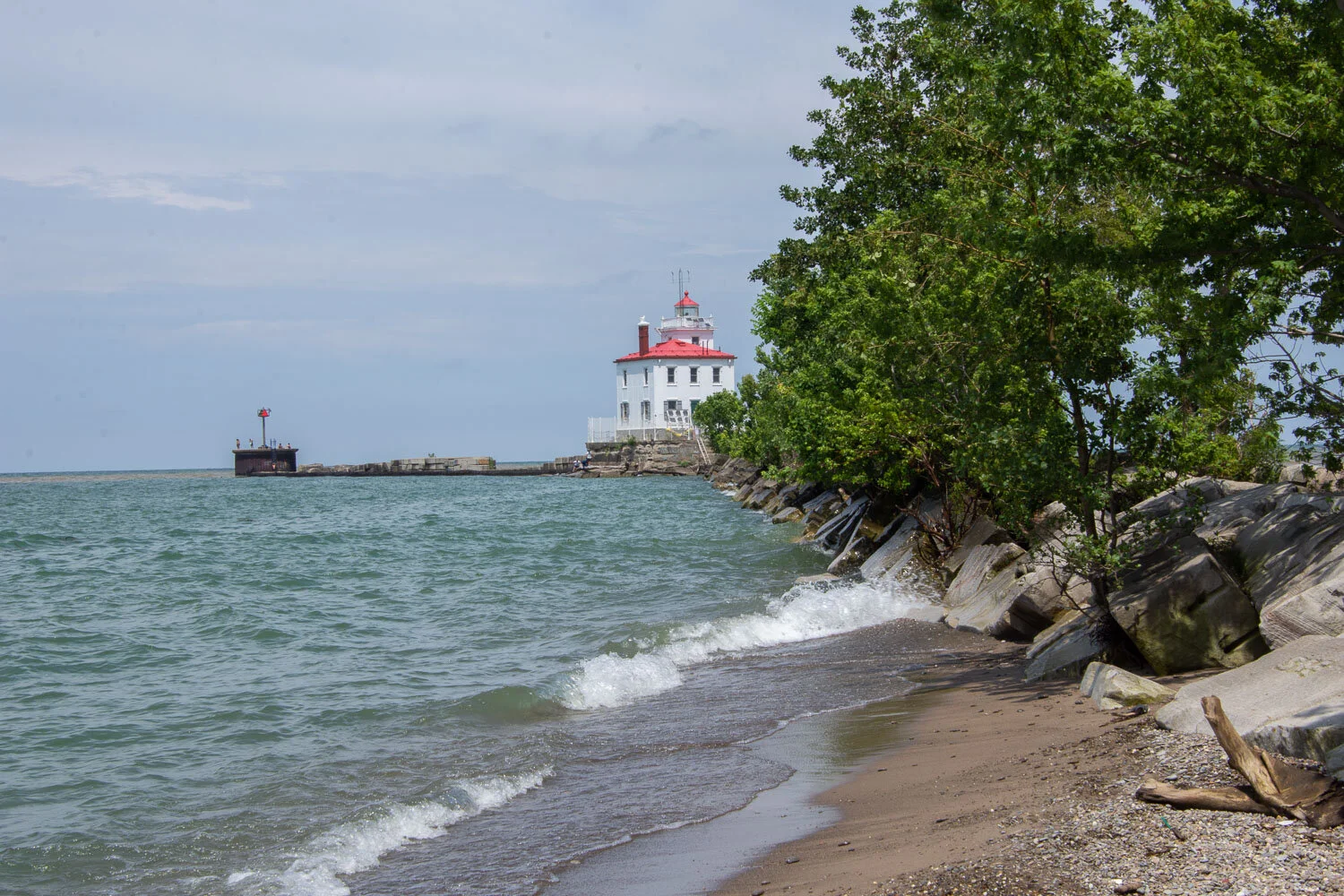 Lighthouse at Lake Erie