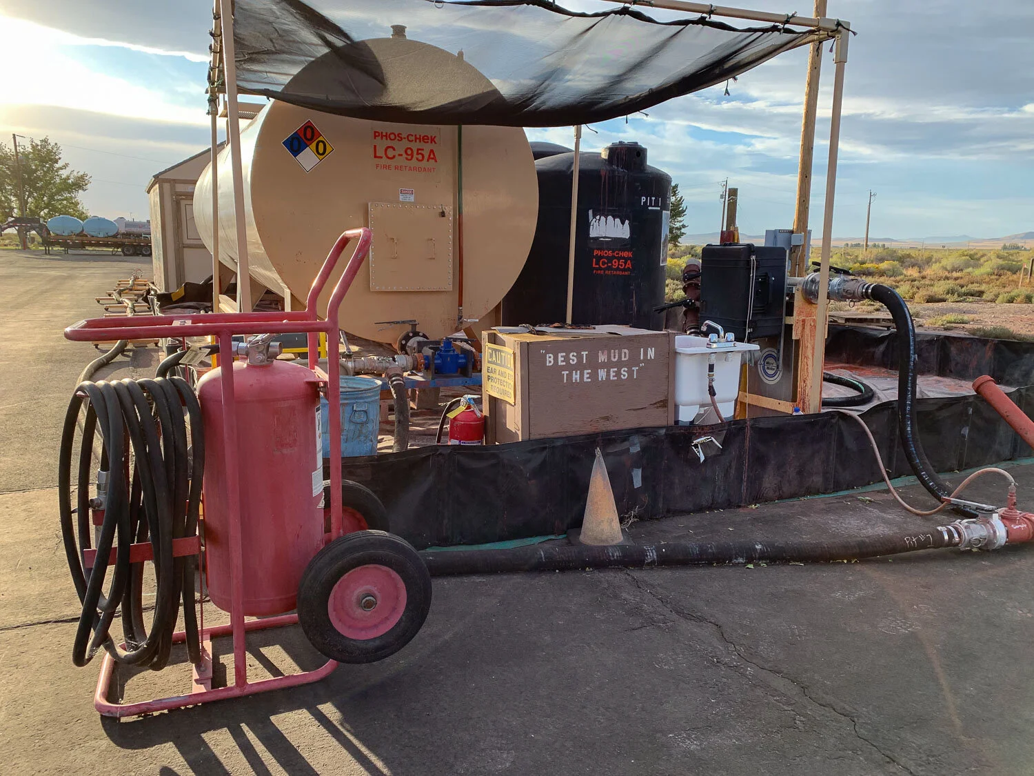 Slurry for air attack planes
