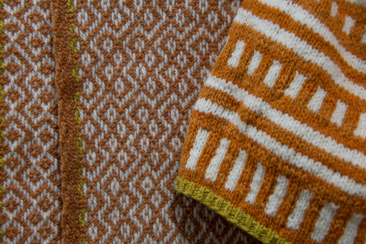 Lineate cap kit and woven scarf