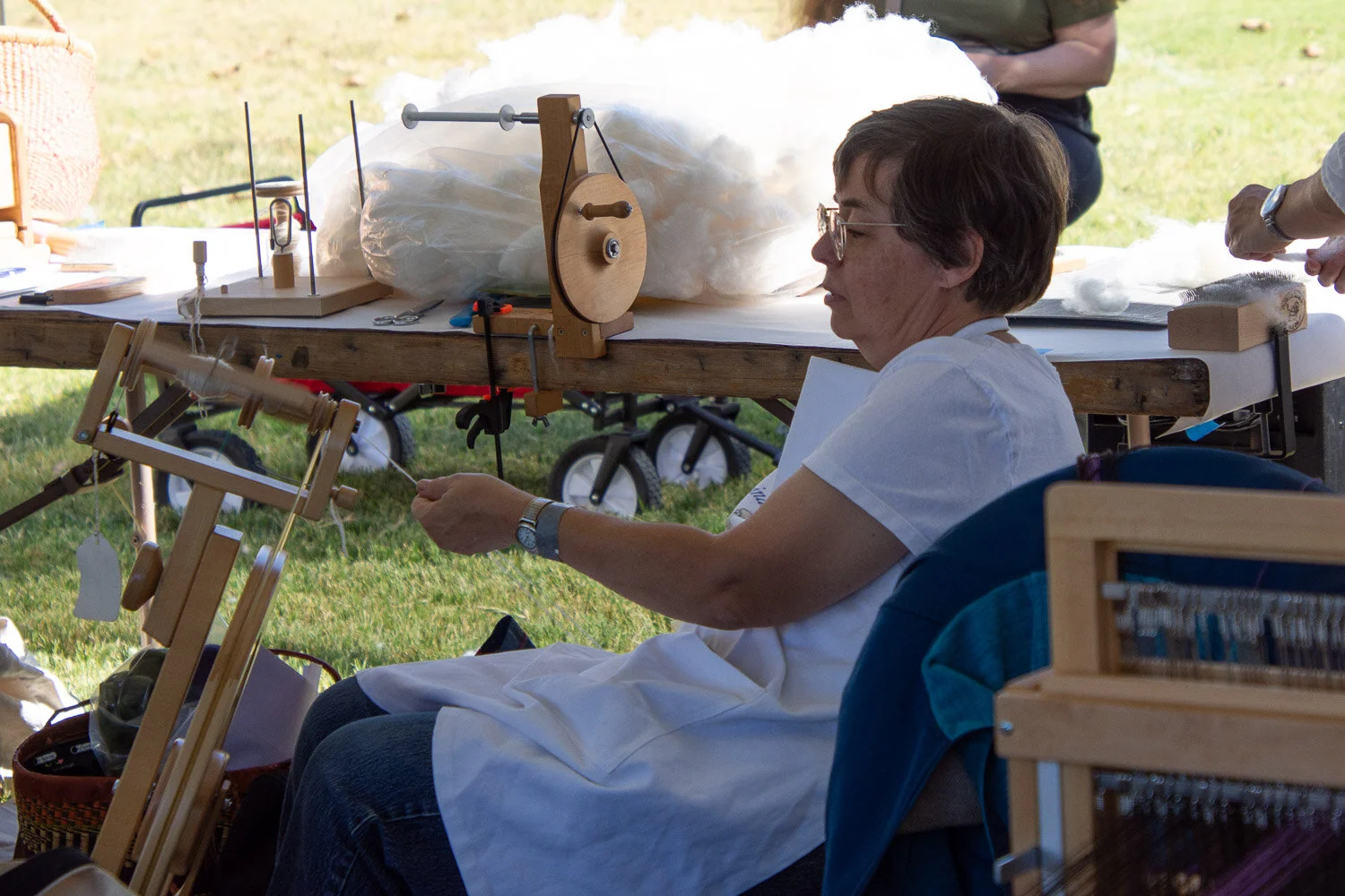 Sheep to shawl team members