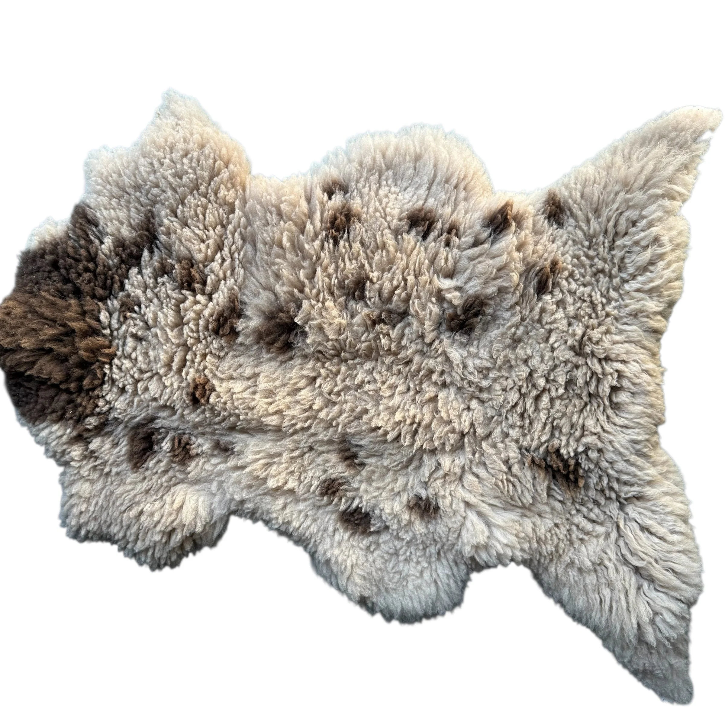 Spotted lambskin.