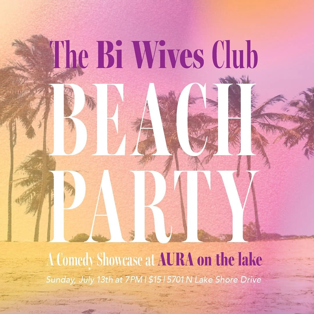 Summer is heating up 😎 and your Bi Wives have cooked up a super special pop-up show in collaboration with @aura_onthelake! ✨

The Bi Wives Club Beach Party is happening on Sunday, July 13th at 7pm at Aura on the Lake on Hollywood Beach 🌈🪩!

We&rsq