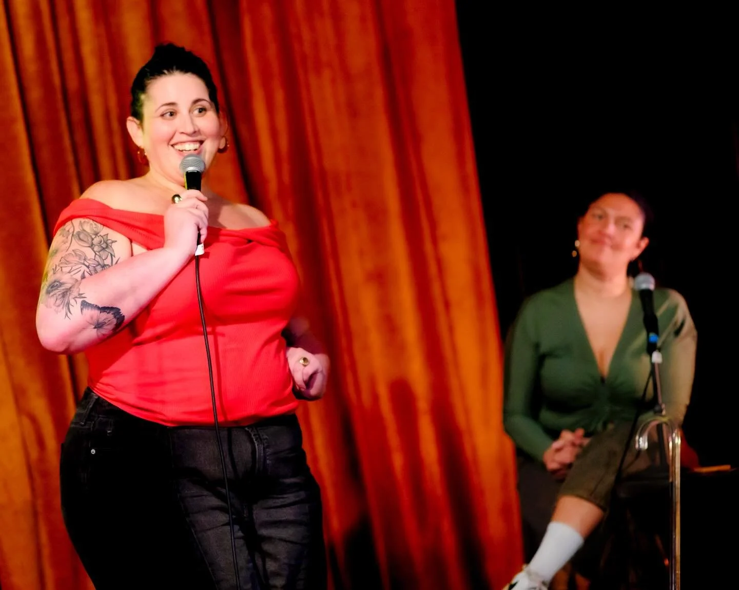 Oh hey do you have your June 15th tickets we because we have @dads_new_girlfriend 👑🔥😱

Elise is the co-host of one our favorite shows, @gayasscomedyshow 🍾 IYKYK, IYDK goooo, ya know? She is a comedian and performer known for her magnetic charm an