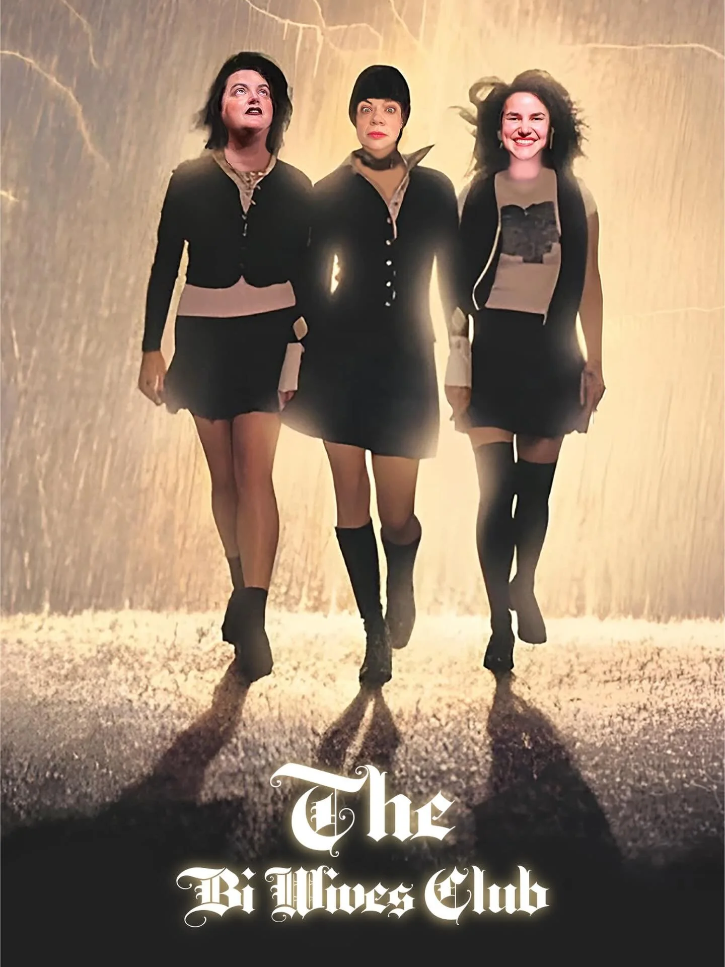 We are the weirdos, mister. (Like, fuckin&rsquo; obviously?)⚡️

Get in weirdos&hellip; it&rsquo;s time for April 5th meeting of The Bi Wives Club. Happy Big Gay Easter, babes!! 🐰🪩

By the power of three times three, ya get to see the funniest, quee