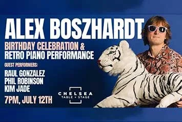 Alex Boszhardt Birthday Celebration and Retro Piano Performance