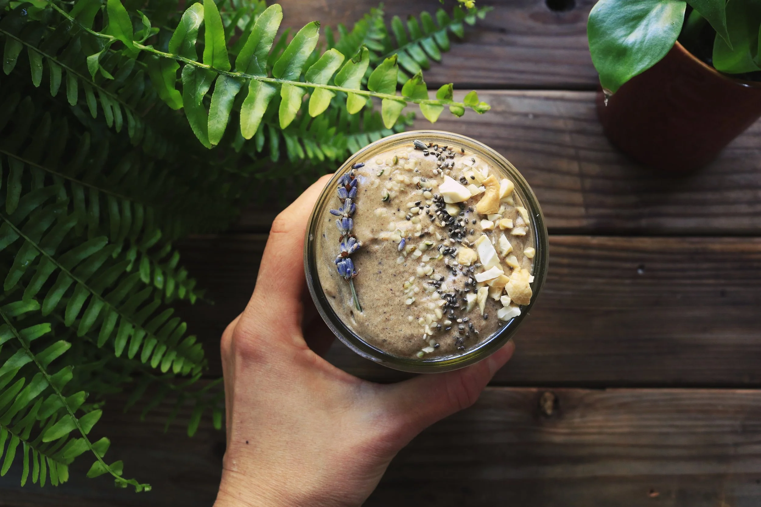 Espresso Peanut Butter Banana Smoothie