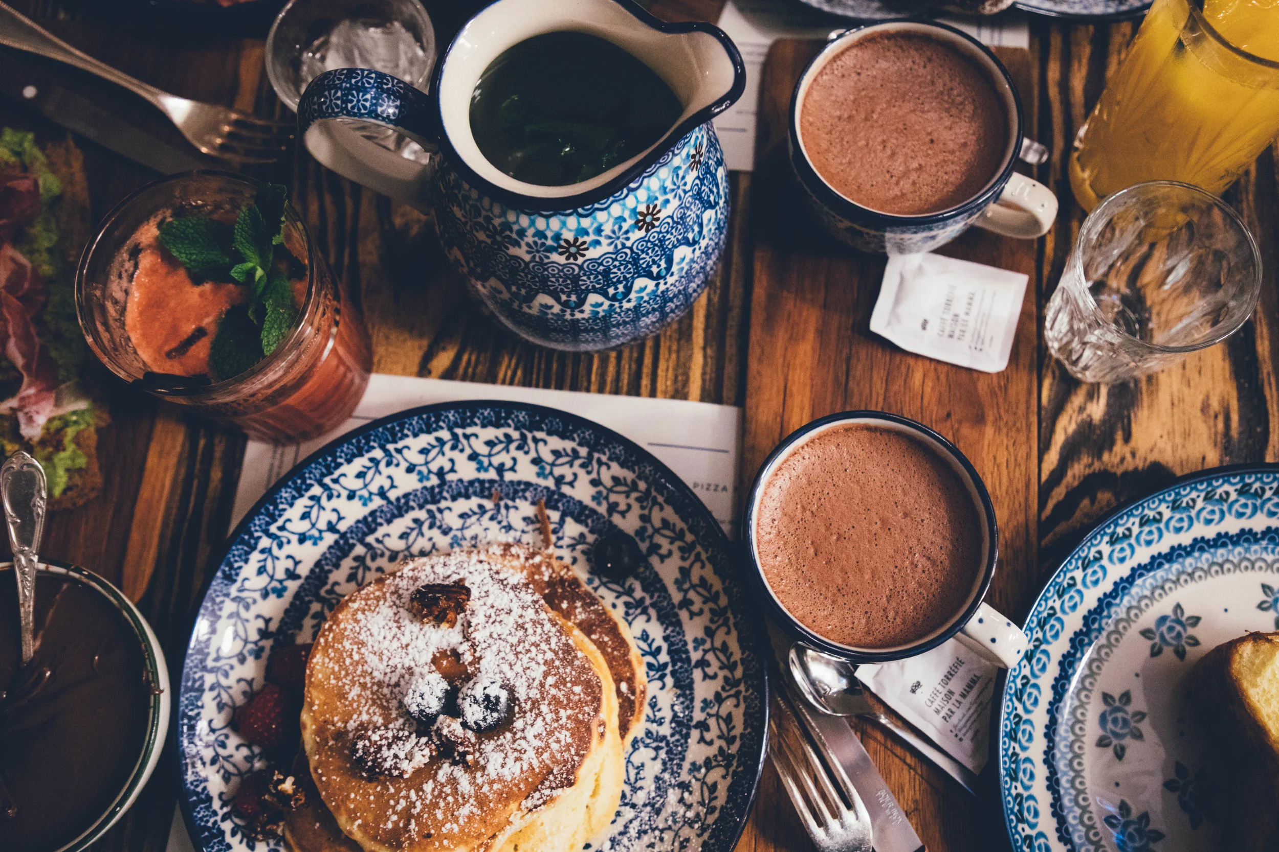Espresso Chip Pancakes