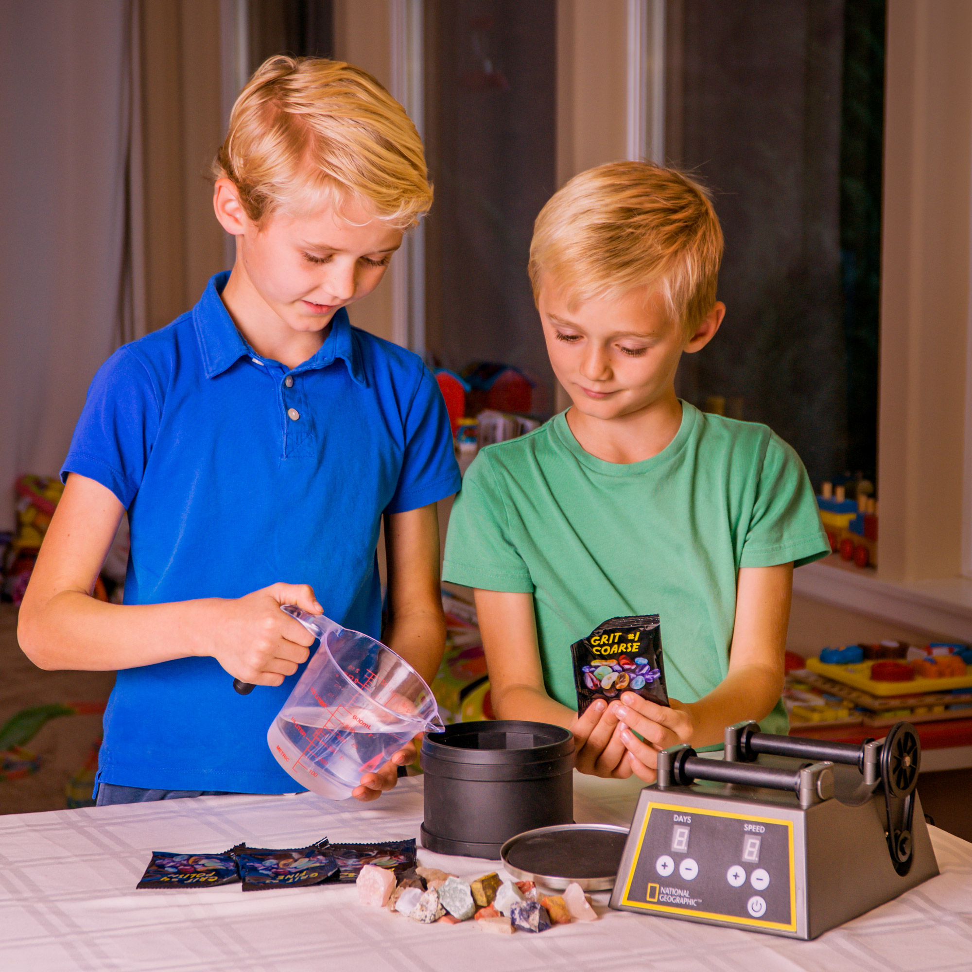 National Geographic Hobby Kit-Rock Pulidor De Rock Vaso Para Niños & Adultos 