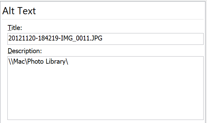 Format Picture Dialog/task pane in MicroSoft Office