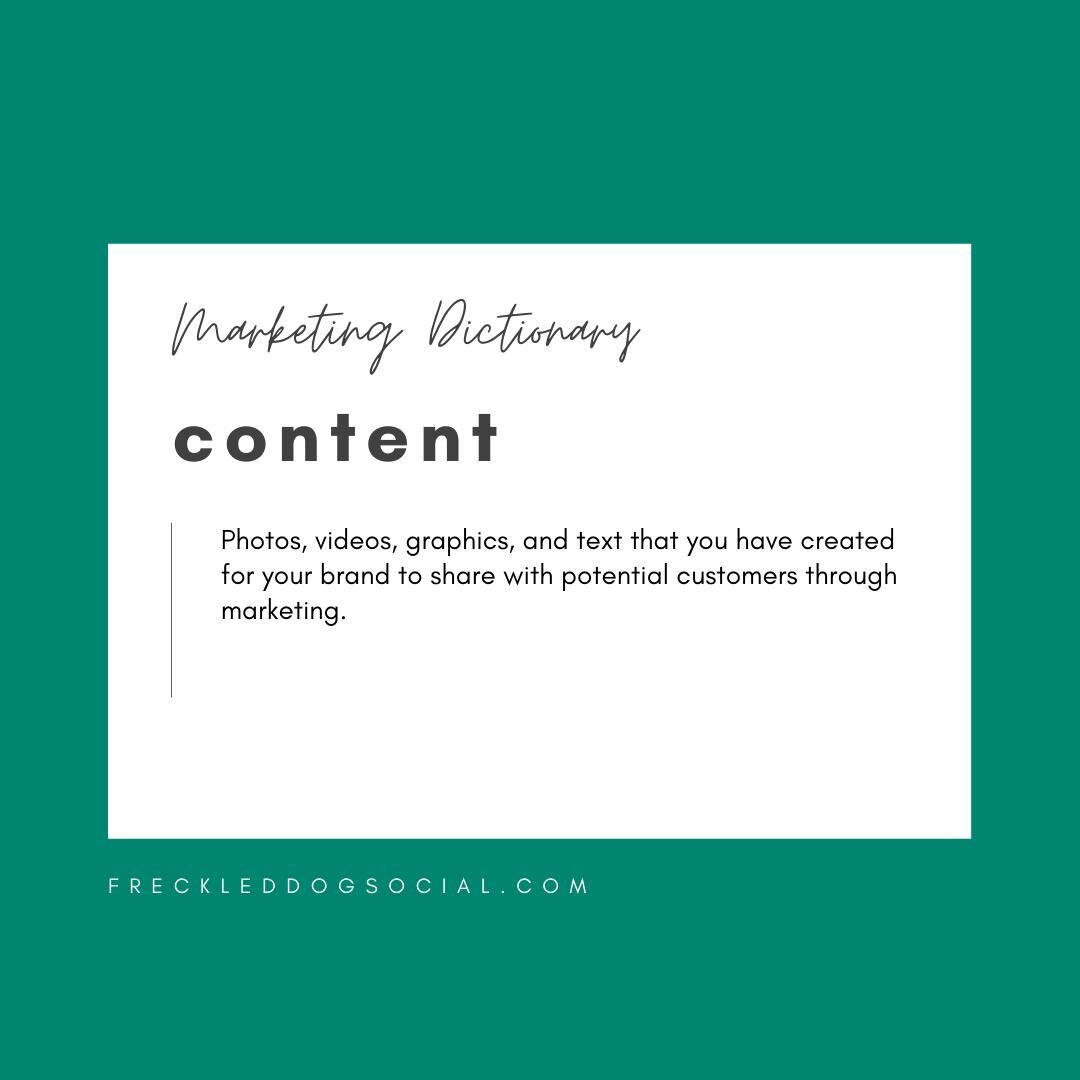 What is content?⁠
⁠
More than just photos or graphics, content is anything you have created for your brand to share through marketing with your potential customers. ⁠
.⁠
.⁠
.⁠
⁠
#denver #denvermarketing #freckleddogsocial #digitalmarketing #marketing