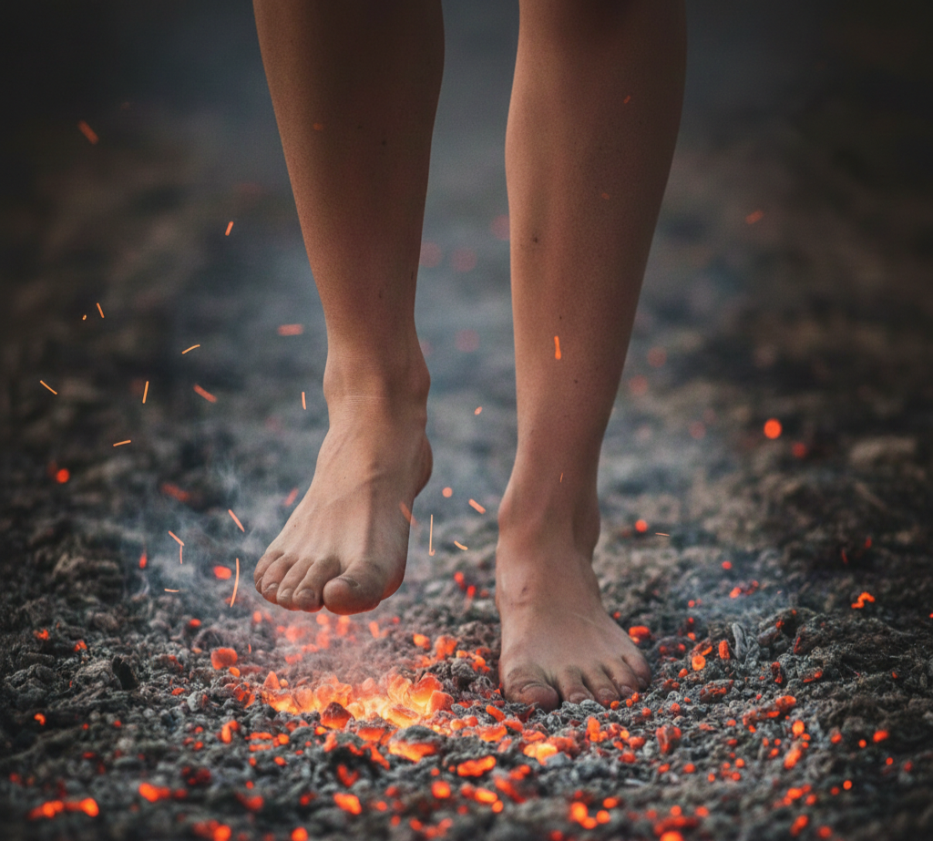 Marche sur le Feu par Mélanie Henchoz