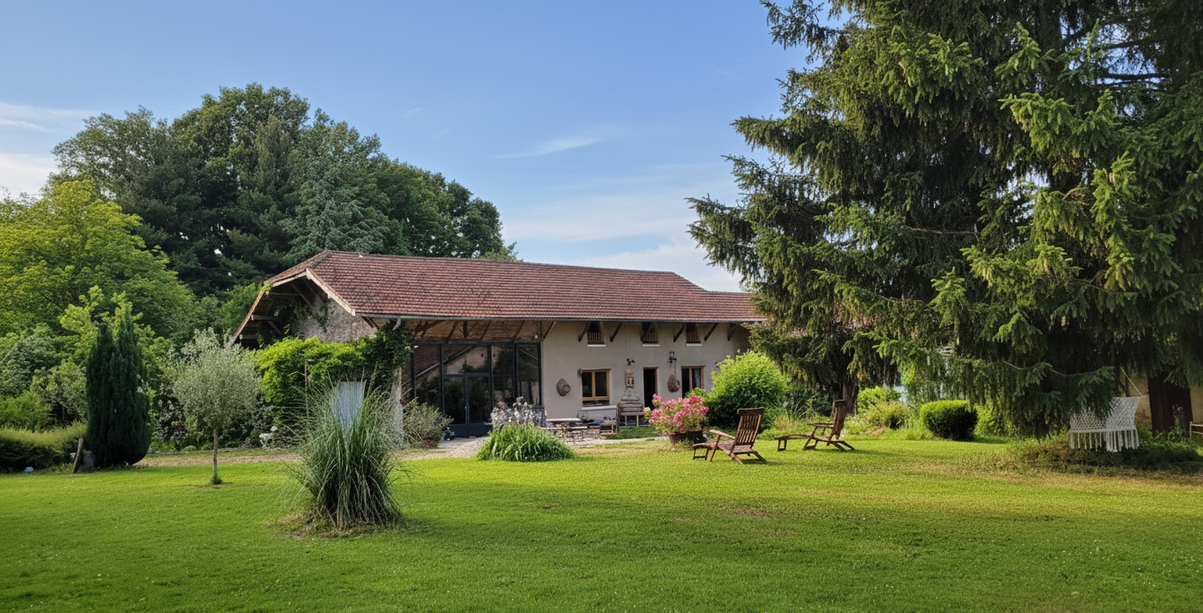 Vue de la Ferme de la Bascule