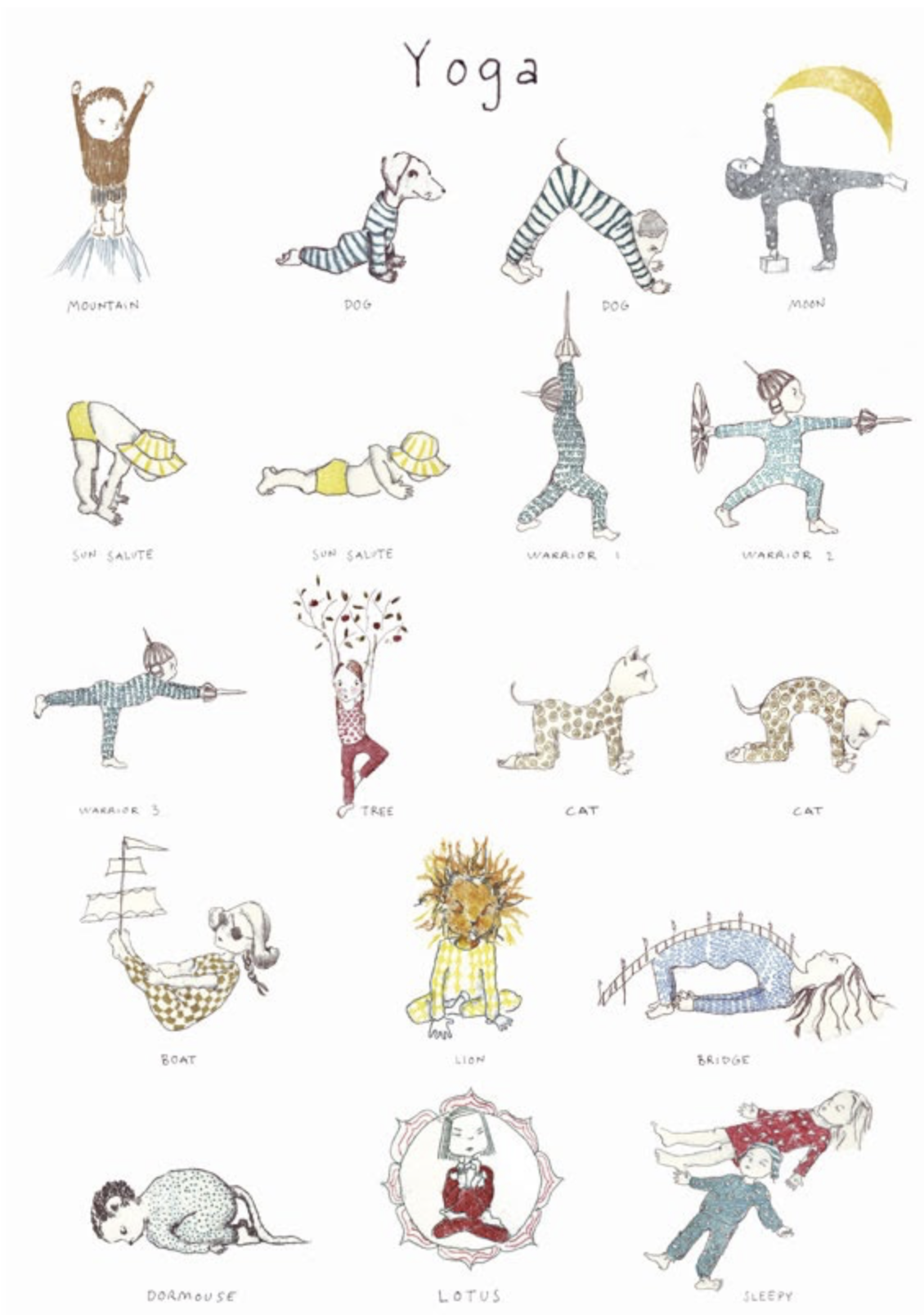 hand drawn yoga poster .png
