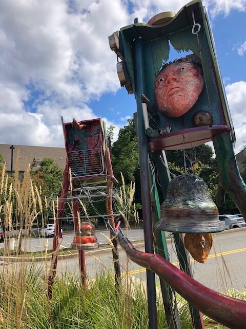 Reverberations , Studios Without Walls, a site specific installation Until Oct 20, 2019 Chestnut Hill Square, Brookline, MA