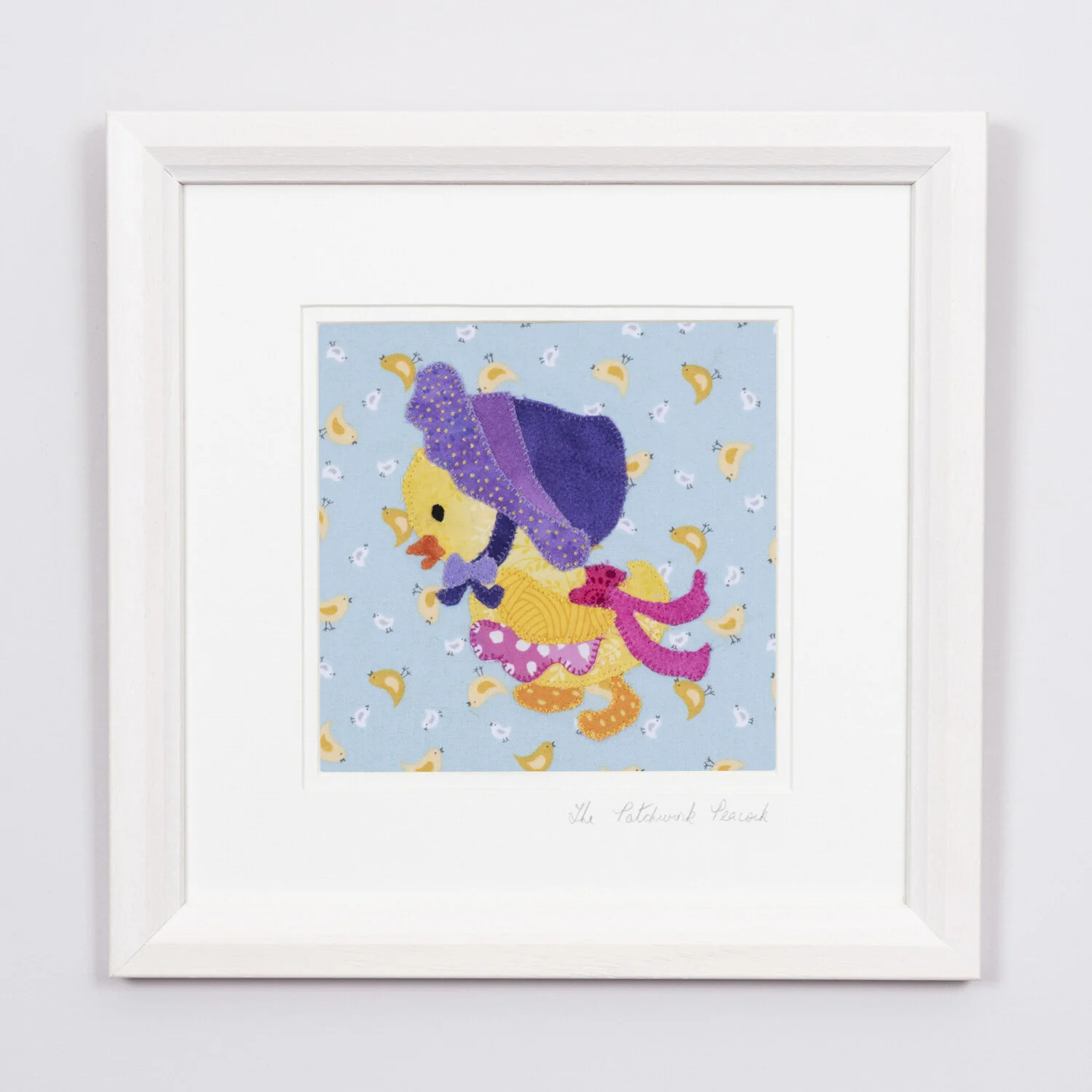 Delightful Duck €50 6”x6” in an 8”x8” frame