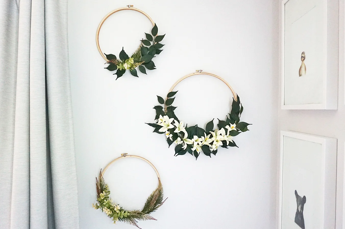 Wall Greenery || Mini Wreaths