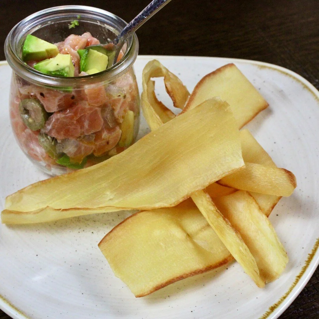 Try a new tapa this week! How about our salmon crudo?